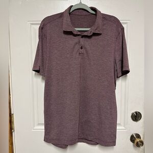 lululemon Evolution Short-Sleeve Polo Shirt Purple Sz Medium? Golf Casual